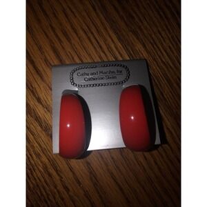 Women's Cathy‎ and Marsha Red Earrings
